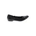 Attilio Giusti Leombruni Flats: Slip On Chunky Heel Work Black Solid Shoes - Women's Size 40 - Round Toe