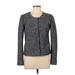 Ann Taylor LOFT Jacket: Short Gray Jackets & Outerwear - Women's Size 10