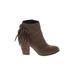 Carlos by Carlos Santana Ankle Boots: Brown Shoes - Women's Size 8 1/2