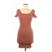 Wild Fable Casual Dress - Bodycon: Brown Dresses - Women's Size X-Small