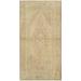 "Pasargad Home Vintage Oushak Collection Beige Lamb's Wool Area Rug- 3' 4"" X 6' 3"" - Pasargad Home 045389"