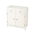 Butler Imperial White Console Cabinet - Butler Specialty 3955288