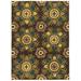 Trio Suzanni Chocolate & Multi 8x10 - Linon Home Décor RUG-TAF1181