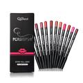 QIBEST 12 colori Lip Liner Trucco labbra Matita labbra opaca a lunga durata Rossetto idratante idratante Cosmetici contorno 1gx12