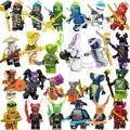 24 pezzi Ninja Figure Building Block Toy Serpentine Army Figure Building Block Toy SENZA SCATOLA