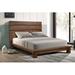 Alma Genevieve Platform Bed Dark Brown, Wood | King | Wayfair Retsaoc 207491KE