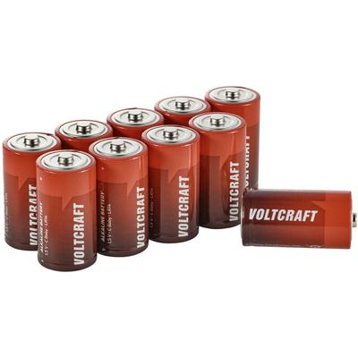 Industrial LR14 Baby (C)-Batterie Alkali-Mangan 8000 mAh 1.5 v 10 St. - Voltcraft