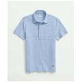 Brooks Brothers Men's The Vintage Oxford-Collar Polo Shirt In Cotton Blend | Blue | Size Small