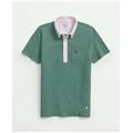 Brooks Brothers Men's The Vintage Oxford-Collar Polo Shirt In Supima Cotton Blend | Green | Size XL