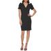 Puff Sleeve Sheath Dress