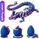 œuf de Pâques, œuf de dragon, œufs de dragon avec dragon à l'intérieur, jouet de dragon de 12 pouces, jouets fidget d'œuf de dragon imprimés en 3D, œufs de Pâques de dragon, panier de Pâques