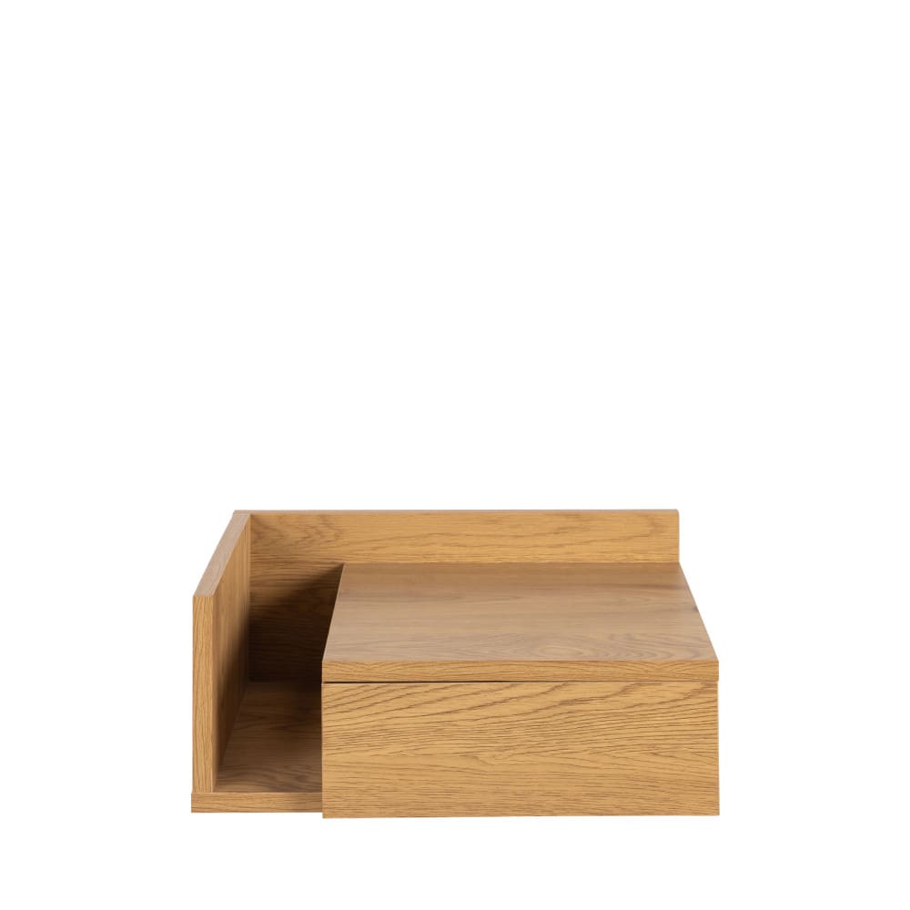Table de chevet murale réversible en bois - Bois clair