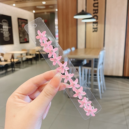 kinderkleidung Mädchen Haarzubehör Bühnenlicht vielfarbig 4 # lila 2 # pink Image
