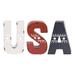 The Holiday Aisle® Metal Patriotic USA Block Decor Set Of 3 Metal | 9.75 H x 6 W x 2 D in | Wayfair FC54992490A64F4EA2D3B9D0E7333903