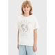 T-Shirt LEVI'S KIDS "LVG EARTH OVERSIZED TEE" Gr. 6 (116), sugar swizzl Mädchen Shirts T-Shirts