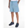 Sweatshorts CALVIN KLEIN JEANS "MONOLOGO SHORT" Gr. XL, N-Gr, blau (dusk blue) Herren Hosen Shorts
