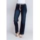 Schlagjeans ZHRILL Gr. 30, N-Gr, blau (blue) Damen Jeans Röhrenjeans