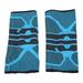 1 Pair Professional Knee Brace Knitted Breathable Knee Compression Sleeve Support for Running Cycling Hiking Lake Blue M