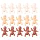 120pcs Baby Shower Toys Small Man Shape Shower Playing Toys Plastic Baby Shower Game Toys Reusable Fun Decor Ornament (Mixed Color)