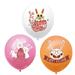 30 Pcs Easter Balloons Supplies Party Decor Baby Boy Gifts Holiday Decorations Bunny