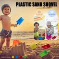 Seniver Collapsible Beach Toys for Kids Sand Box Toys for Kids 1-3 Children s Beach and Snow Multi-Purpose Plastic Shovel Children s Outdoor Toys Beach Toys