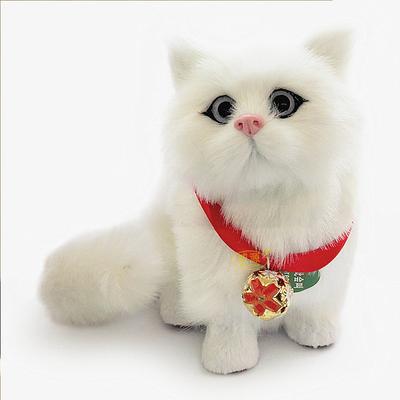 Simulated Cat Doll Ornaments Wholesale Handicrafts Creative Gift Models Will Shake Their Tails And Call Them Chubby