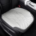 Car Seat Cover,Breathable Comfort Full Seasons Universal PU Leather Front Car Seat Protector, Non-Wrapped Bottom