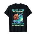 Das Ist Madeleine Wir Joggen Gemeinsam Fitness-Kumpel T-Shirt