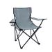 Camping Chair Folding Chairs for Adults Collapsible Anti-Slip Padded Oxford Cloth Stool for Beach Sports Chair Outdoor Chair Grey