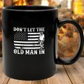 Graphic American Flag Old Man Retro Vintage Casual Street Style Funny Coffe Mugs For Man Husband Dad