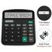 Sueyeuwdi Home Essentials Financial Computer Office Functions Desk Calculator Electronic Office Office Stationery Office Supplies School Supplies Black 16*13*3cm