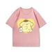 Love Sanrio Joint T-shirt Women Short Sleeve Laurel Dog Kulomi Hello Kitty Melody Japanese Loose Clothes