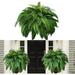 Artificial Boston Ferns for Outdoors - UV Resistant Lifelike Artificial Boston Fern Faux Ferns Fake Ferns Artificial Plants Boston Ferns Artificial Plants