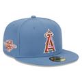 Men's New Era Los Angeles Angels Faded Blue Color Pack 59FIFTY Fitted Hat