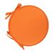 JeashCHAT Indoor/Outdoor Round Chair Cushions Chair Seat Pad with Ties Seat Cushion for Garden Patio Home Office Kitchen Dining Durable Non-Slip 12 inch (Orange)