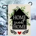 1pc Home Sweet Home Garden Flag Double Sided Garden Yard Flag Home Decor Outside Decor Yard Decor Garden Decor Holiday Decor No Flagpole