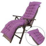 LELINTA Patio Chaise Lounge Cushion Thick Padded Indoor/Outdoor for Rocking Chair with Ties Only Cushion 47 & 61Inch