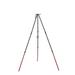 Campfire Tripod Portable Outdoor Camping Tent Picnic Adjustable Campfire Tripod Cooking Stand Barbecue Tools Red