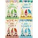 Gnomes Small Garden AIF4 Flags Set of 4 Welcome Garden Flags Double Sided 12.5x18 Inch Welcome Spring Summer Fall Winter Holiday Gnome Garden Flag Seasons Yard Decoration Outdoor Decor