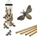 Outdoor Bee Wind Chimes AIF4 Decor Memorial Wind Chime Wind Bells Bee Wind Catcher Bronze Bee Wind Chimes for Home Yard Patio Garden Bee Decoration Festival Gifts for Mom Bronze Chimes