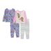Paw Patrol Girls Good Pups Good Vibes 4-Piece Pajama Set Featuring Skye Marshall Chase and Rubble Sz 3T