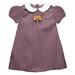 Girls Toddler Vive La Fete Maroon Barcelona Gingham Puffy A-Line Dress