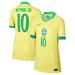 Youth Nike Neymar Jr. Yellow Brazil National Team 2024 Home Stadium Replica Player Jersey