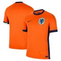 Men's Nike Orange Netherlands National Team 2024 Home Replica Blank Jersey