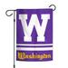 WinCraft Washington Huskies 12'' x 18'' Double-Sided College Vault Garden Flag