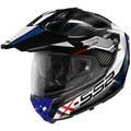 Nolan X-552 UC Graphic Motorcycle Helmet - Large (60cm) - Dinamo Carbon / White / Blue / Red, Black/blue/red