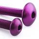 Pro-Bolt Aluminium Chain Guard Bolt Kit - Purple, Purple