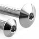 Pro-Bolt Stainless Steel Chain Guard Bolt Kit - Silver, Silver