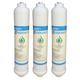 Aqua Quality Undersink Replacement Water Filters (3 Pack)