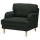 NEW IKEA STOCKSUND Cover for Armchair, Nolhaga dark green,20413778